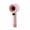 Pink, variant on Slim Handheld Turbo Fan with Digital Display High Speed Wind Gathering USB Rechargeable Mini Portable Gift for Tech Lovers