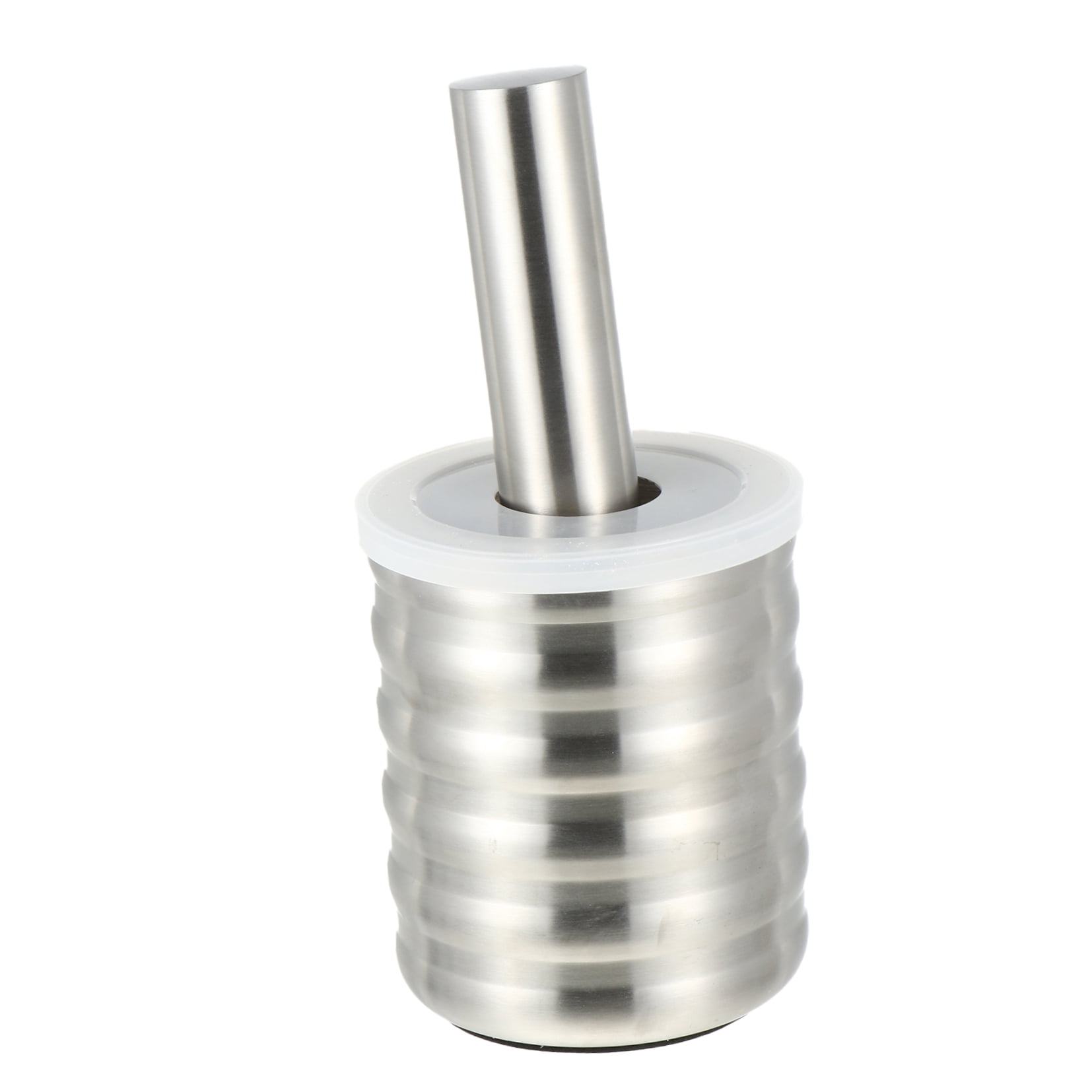 HONMEET 1Set Multifunctional Stainless Steel Garlic Crusher and Mincer Plated Silver and Easy to Operate