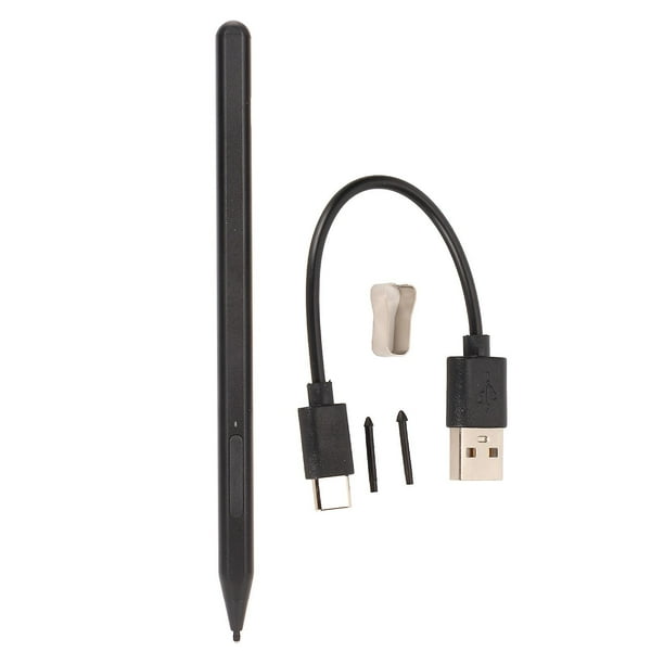 Magnetic Stylus Pen for Pro 3, 4096 Presses, MPP2.0 Hotkeys, Palm Rejection, Smart Stylus for Pro 4, 5, 6, 7, X, 8, Book 1, 2, 3, Black