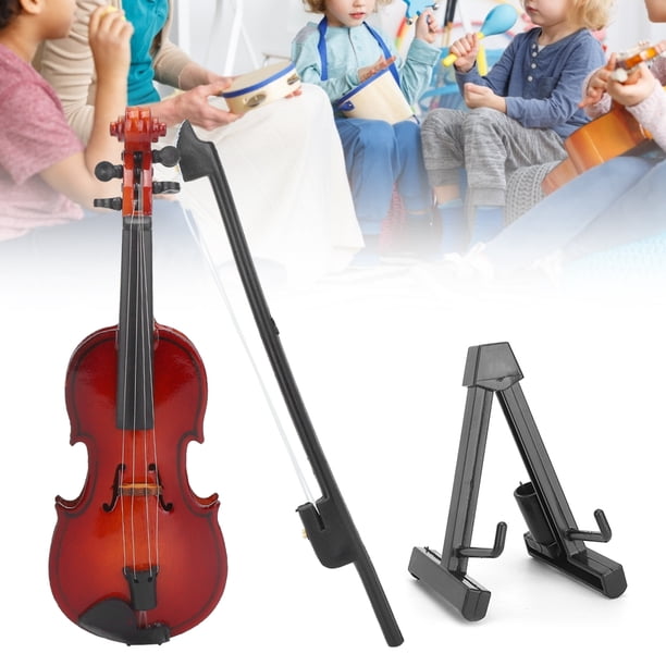 Decoración de instrumentos para casa de muñecas modelo de violín 1/6 miniatura de madera no tóxica para adorno ANGGREK Otros