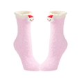 thumbnail image 3 of Kamentoy Women's Christmas Socks Snowman Mid-Calf Socks Women Christmas Crew Socks Thick Fuzzy Plush Socks Soft Warm Winter Sleep Socks, 3 of 6