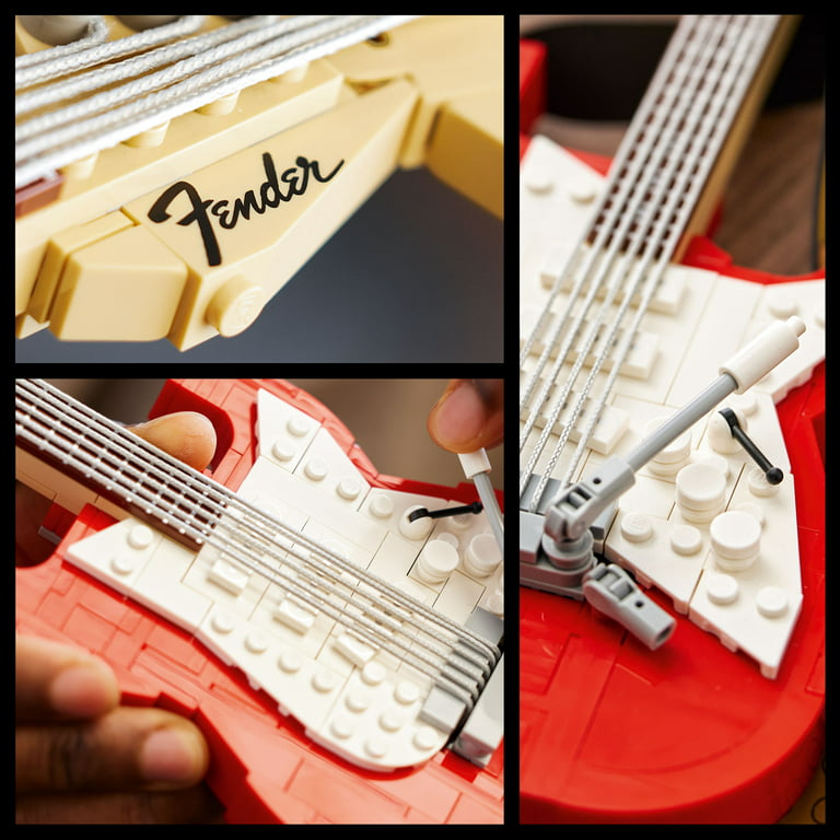 LEGO Ideas Fender Stratocaster 21329 DIY Model Building Set with 65 Princeton Reverb Amplifier & Authentic Accessories, Gift for Day - Walmart.com