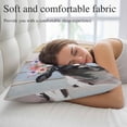 thumbnail image 5 of Farmhouse Cow Pillow Covers, Linen Long Throw Pillow Case, Spring Floral Farm Animal Wooden Holiday Pillow Protector Decorative Cushion Cover for Living Room/Bedroom 20" x 30", 5 of 8