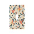 thumbnail image 2 of Switch Panel Switch Decoration 2.76x4.53x0.28 Inches Unused Outlet Cover Switch Plate Wall Plates Living Room Kitchen Bedroom Study Switches Flying Bird, 2 of 8