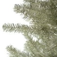thumbnail image 5 of 6' Unlit Medium Sheer Champagne Tinsel Artificial Christmas Tree, 5 of 7