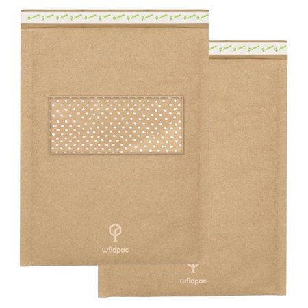 Recyclable padded mailer envelopes 12x15 100 Pack built-in foam padded envelopes packaging for small business cushioned foam mailers by WildPac