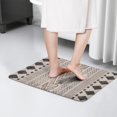 thumbnail image 4 of Boho Black and White Tribal Ethnic Flannel Non Slip Door Rugs,Washable Door Mats Indoor,Decorative Door Mats,Dirt-Resistant and Absorbent Doormat for Entrance,Bedroom,Kitchen,Bathroom,23.5"x16", 4 of 5