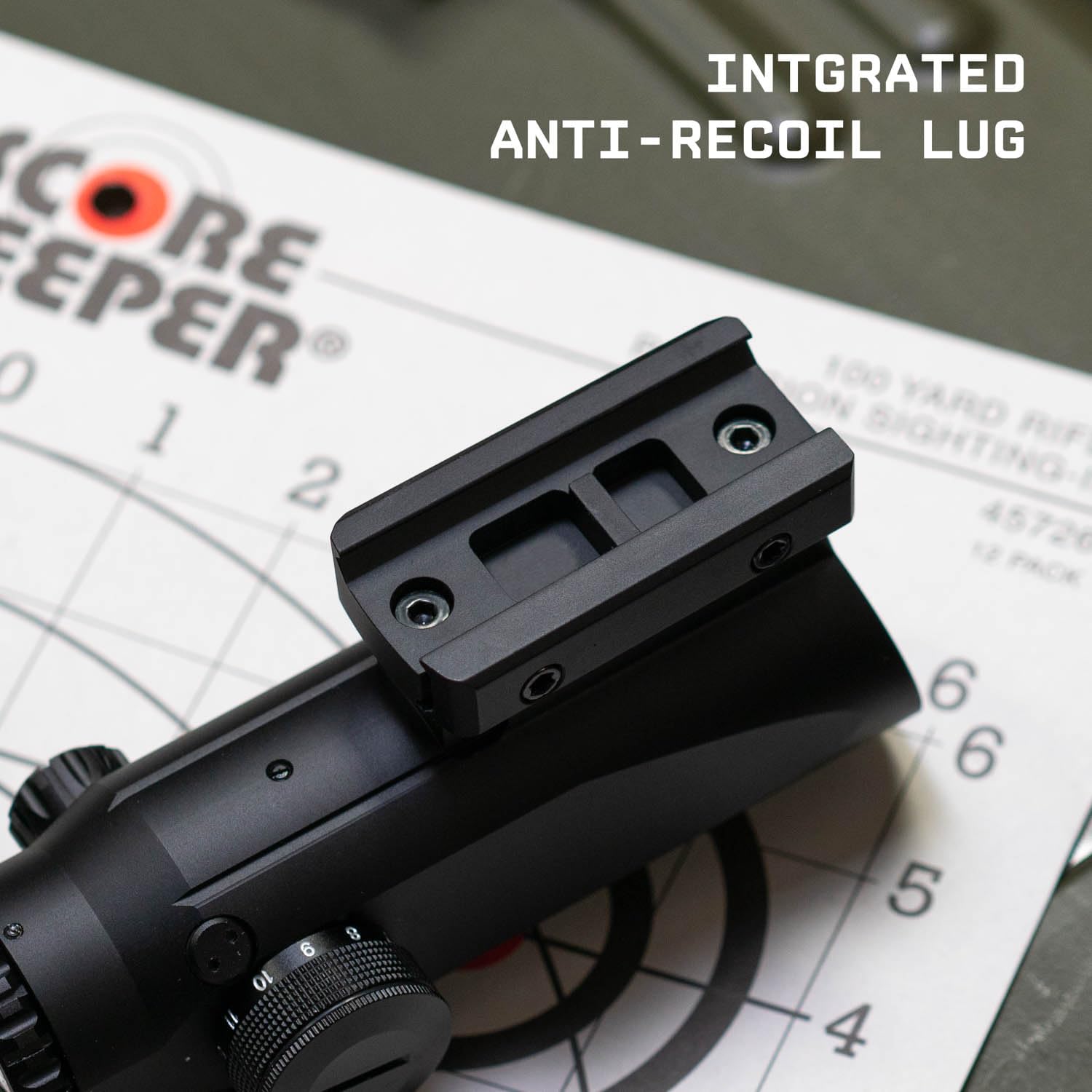 Monstrum Ruckus Pro 6X Prism with Piggyback Mount and Shake Awake | BDC Reticle