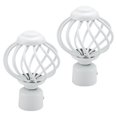 thumbnail image 2 of 2pcs Curtain Pole Finials Iron Curtain Rod End Cap Finials For Curtain Decoration, 2 of 8