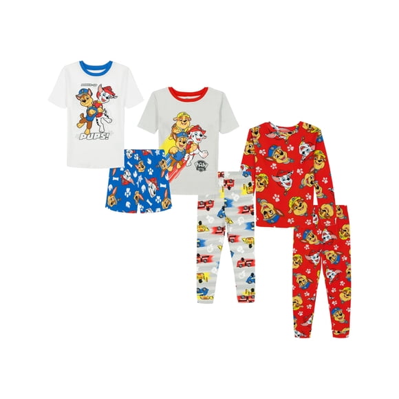 Pijamas Nick Paw Patrol de 6 piezas de algodón