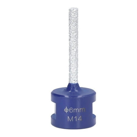 

Diamond Finger Bit Vacuum Brazing Welding Milling Cutter M14 Thread for Porcelain Hard Ceramic6mm