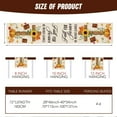 thumbnail image 2 of Fall Thanksgiving Table Runner Jesus He Never Leaves Table Decoration for Home Farmhouse Kitchen Dining Dinner Indoor Holiday Decor 13x72 Inch, 2 of 6