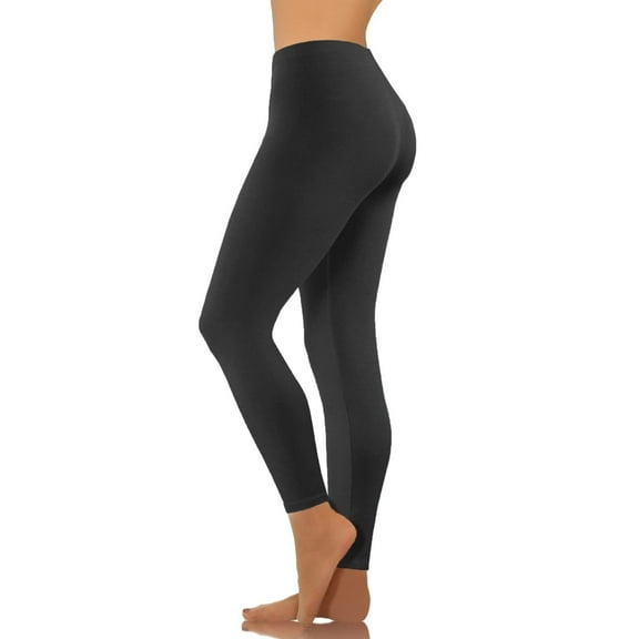 Zhensanguo Yoga Leggings for Women Butt Lifting Running Low Rise Workout Leggings Casual Tummy Control Yoga Pants Black 3XL