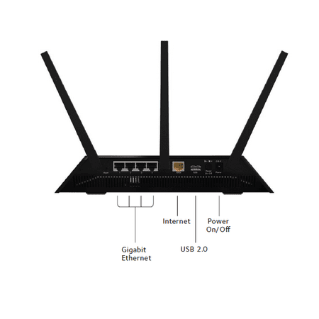 NETGEAR - Nighthawk AC2300 Dual-Band Wi-Fi 5 Router - Black