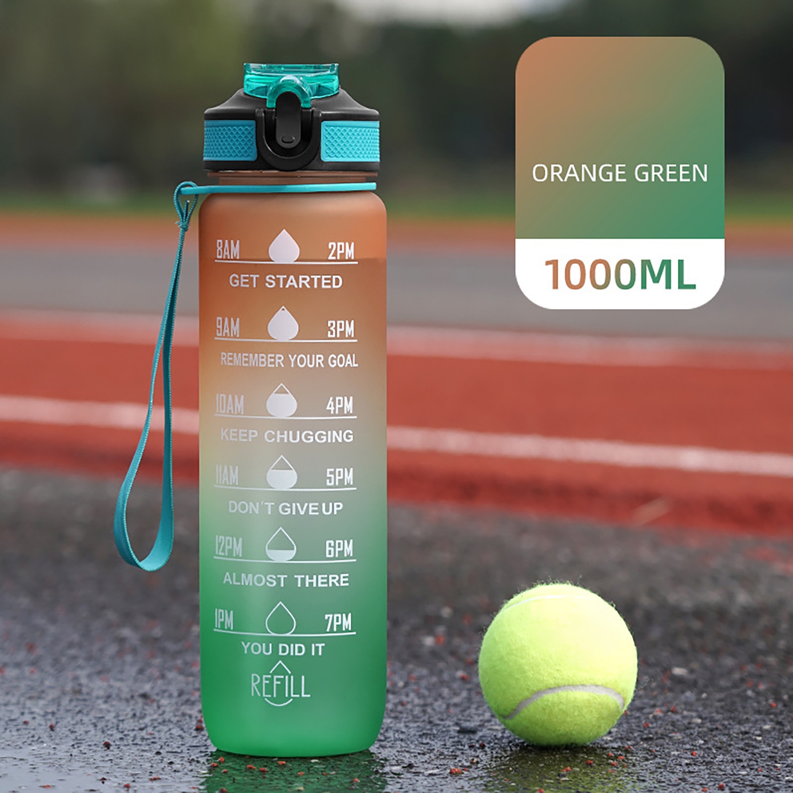 SANWOOD Water Drinking Jug 1000ml Drinkware Food Grade Fashion Flip Top