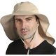 thumbnail image 1 of Sombreros unisex para exteriores, protector solar, ala ancha, sombrero de pesca, solapa para el cuello, UPF 50+, color caqui Sincero Electrónica, 1 of 5