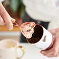thumbnail image 5 of Pinky Up Heart Shaped Tea Ball Infuser for Loose Leaf, Self Care, Rose Gold, 5 of 7
