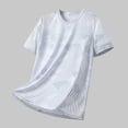 thumbnail image 2 of NIEWTR Men's Standard Fit Athletic T-Shirts Short Sleeve Cooling Moisture Wicking Soft Fabric Gym Sports Tops(White,7XL), 2 of 9