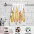 thumbnail image 4 of SKYSONIC 2 Pack Pumpkin Floral Hand Towels, Ultra Soft and Absorbent, Fall Autumn Decorative Fingertip Towel for Home, Bathroom, Kitchen, 28.3"x14.4", 4 of 5
