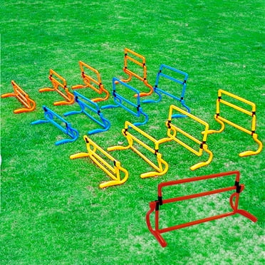 Flat Speed & Agility Training Hurdles (Set of 4, Orange) - Walmart.com