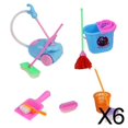 thumbnail image 1 of Runquan 3-6pack 9Pcs Set de Nettoyage Faire Semblant de Jouer Kit de Ménage Jouets Éducatifs 6 Pièces, 1 of 7