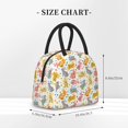 thumbnail image 2 of Fotbe Boho Bunny Bolsa de Almuerzo con Estampado, Lonchera Aislada, Contenedor de Comida Reutilizable Tipo Cooler a Prueba de Fugas, 2 of 6