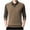 Khaki, variant on Styesk Mens Shirts Man Fashion Leisure Solid Color Hoodless Fake Two Items Sweater Long Sleeves