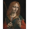 thumbnail image 2 of Marco d' Oggiono 20x24 Black Ornate Framed Double Matted Museum Art Print Titled: Portrait of a Youth as Saint Sebastian (Late 1480s), 2 of 5