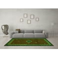 thumbnail image 3 of Ahgly Company Indoor Round Southwestern Green Country Area Rugs, 8' Round, 3 of 4