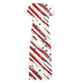 thumbnail image 4 of ZQUUVOU Womens 4Th Of July Dresses Cold Shoulder Tie Dye A-Line Dress With Pockets B-Red, 4 of 5
