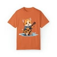 thumbnail image 2 of Cute Cat Playing Guitar Comfort Colors Unisex T-Shirt, 2 of 4
