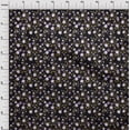 thumbnail image 3 of oneOone Cotton Flex Black Fabric Flower & Leaves Watercolor Sewing Material Print Fabric By The Yard 40 Inch Wide, 3 of 4