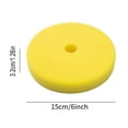 thumbnail image 3 of 1Pc Sponge Buffing Pads Foam Polishing Pads Kit 7In Sanding Disc for Car Waxing Yellow, 3 of 7