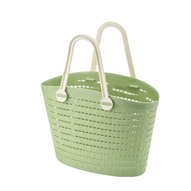 Cesta de lavandería portátil multiusos para almacenamiento de ropa, para el baño, artículos de natación, compras de comestibles, drenaje rápido, liquidación