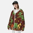thumbnail image 5 of Kll Frogs And Mushrooms Print Men'S Women’s Upf 50+ Sun Protection Outdoor Hoodie Jacket Long Sleeve Fishing Hiking Performance Shirt- 3x-Large, 5 of 8