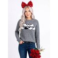 thumbnail image 5 of UZMOG Sweaters for Women, Women's Sweaters Fair Isle Knitted Vintage Long Sleeve Crew Neck Retro Lightweight Pullover Tops, Fall Winter Fashion Clothing, 5 of 7
