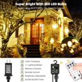 thumbnail image 3 of Tcamp Color Changing Christmas Tree Lights Outdoor Indoor, 800 LED 262ft Warm White Multicolor Christmas String Lights 11 Modes Remote Memory Timer Function for Christmas Party Home Decor, 3 of 8