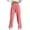 Pink-06, variant on Owordtank Jogger Pants for Women Drawstring Elastic Waisted Straight Leg Pants Casual Harem Pants