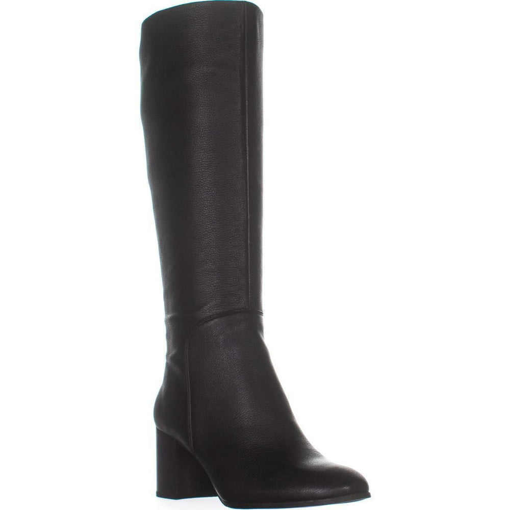 Kenneth Cole - Womens Kenneth Cole New York Justin Low Block Heeled Boots, Black, 10 US