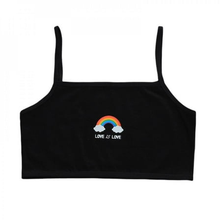 

Rainbow Print Training Bra for Girls 12 years Cotton Underwear for Teens Lingerie Children Sport Training Bras Kids Undercloth