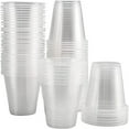 thumbnail image 1 of DEELLEEO 100 Pack Plastic Cups  Plastic Cups  Disposable Plastic Cups Clear Plastic Cups Clear Cups  Disposable Clear Plastic Cups Water Cups   Water Clear Plastic Cups Clear Plastic Cups, 1 of 6