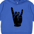 thumbnail image 3 of Inktastic Rocker Horns Toddler Hoodie, 3 of 4