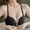 Black, variant on Womens No Steel Ring French Womens Front Close Bra T Back Plus Size Seamless Unlined Bra For Large Bust Padded Bra No Underwire plus Size Sports Bras for Women 2x Womens Bras Pack Bra for Women Push
