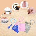 thumbnail image 3 of Porte-clés Circulaire pour Femmes, Portefeuille en Cuir Léger avec Porte-Clés Circulaire, 3 of 5