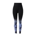 thumbnail image 4 of Ramiter Fleece Lined Leggings Women Women's High Waisted Reflective Yoga Pants with Pockets Athletic Leggings S,Purple, 4 of 5