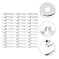 thumbnail image 1 of OULII Lot de 50 Crochets Muraux en Acier Inoxydable pour Cadres d'Expositions, 1 of 8