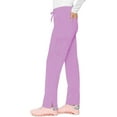 thumbnail image 5 of Med Couture Scrub Pants for Women, Jersey Waist Yoga Bottoms, 6 Pockets with Mid Rise Drawstring Waistband - MC7725, 5 of 7