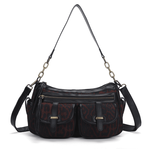 Angel Kiss Hobo Purses for Women Crossbody Shoulder Bag Ladies Multi Pocket Handbags with Adjustable Shoulder Strap | Soft Vegan Leather
