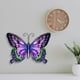 thumbnail image 3 of Escultura de pared de mariposas, adorno colgante de mariposas, decoración artística de pared de mariposa de Metal para exteriores, jardín, ventana de, 3 of 7