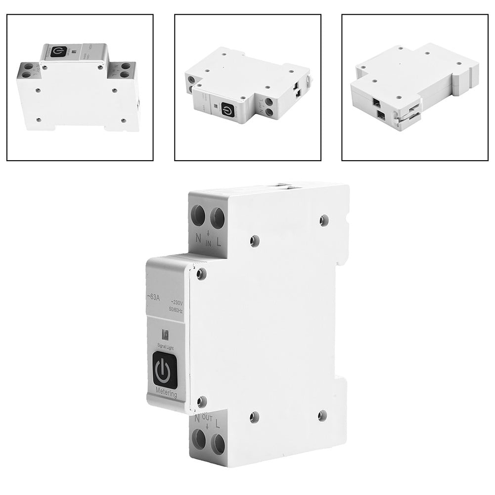 For Tuya For Zigbee Circuit Breaker For Din Rail Control Switch With Metering